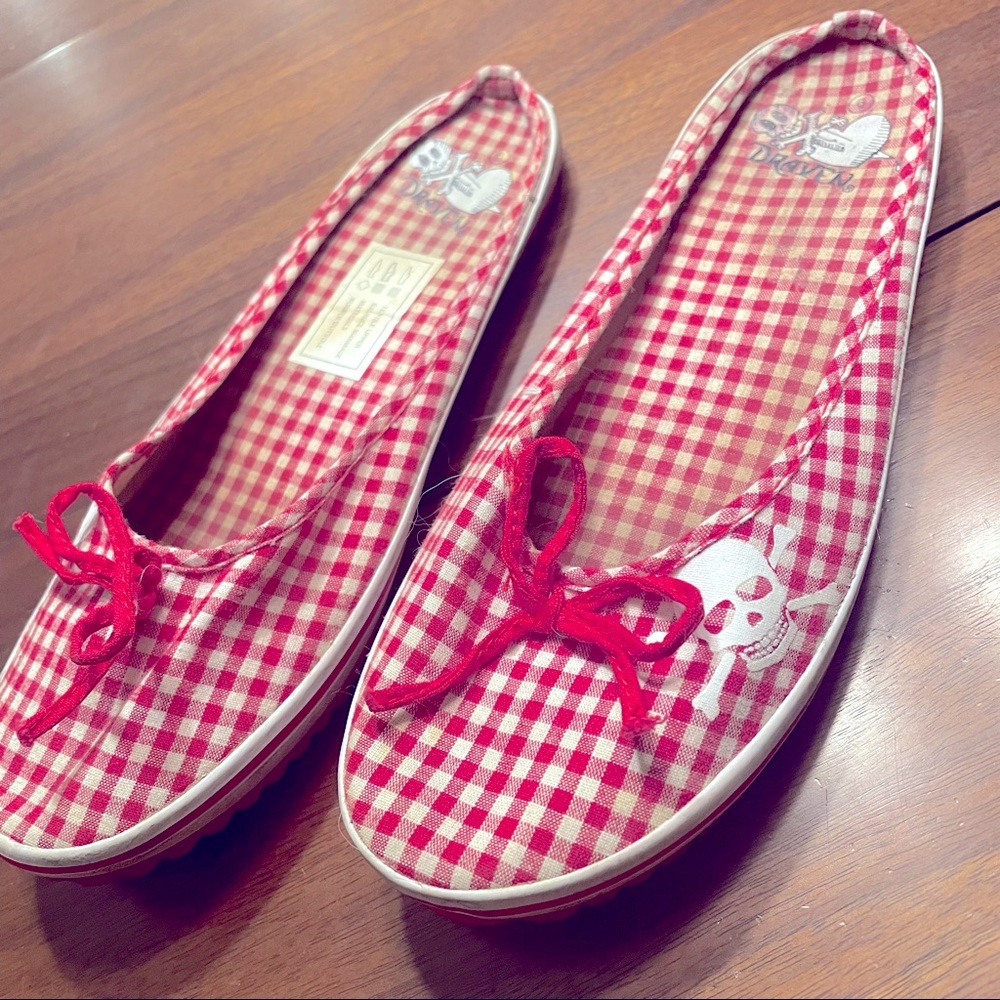 Skull Gingham Shoe